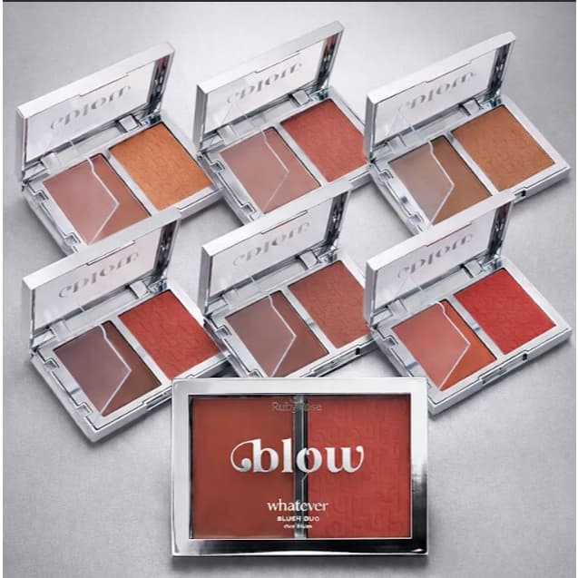 Blush Duo Linha Whatever Blow - Cremoso/Em pó