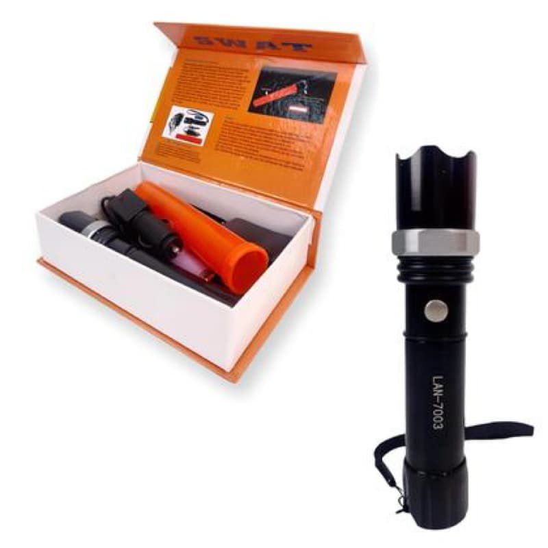 Lanterna Com Sinalizador Zoom Ajustável OneX LAN-7003