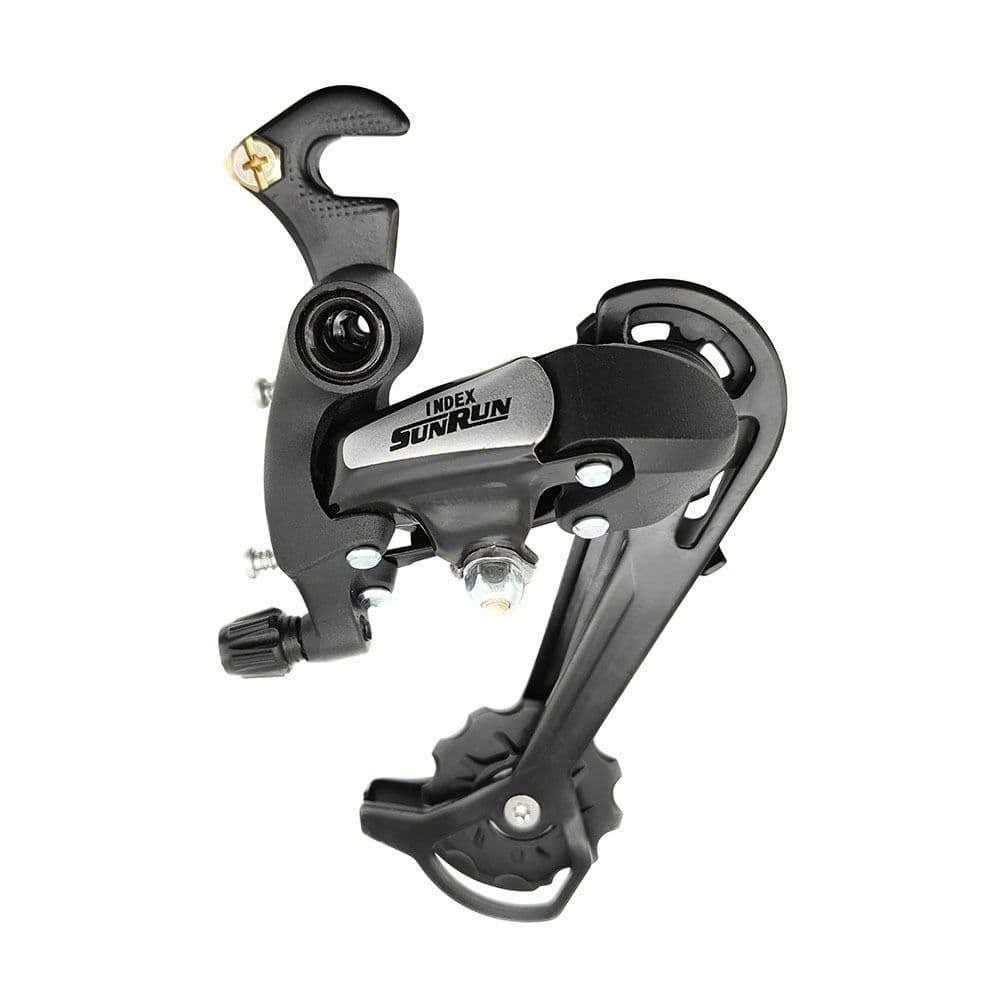 Câmbio Traseiro Sunrun 7v Bicicleta 21 Marchas Fixação Gancheira Compatível C/Shimano macaquinho