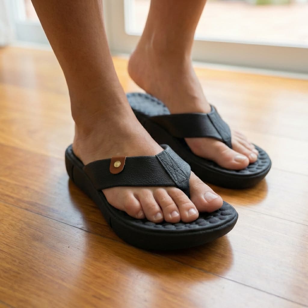 Chinelo Feminino Ortopédico Macio com Antiderrapante para Caminhada