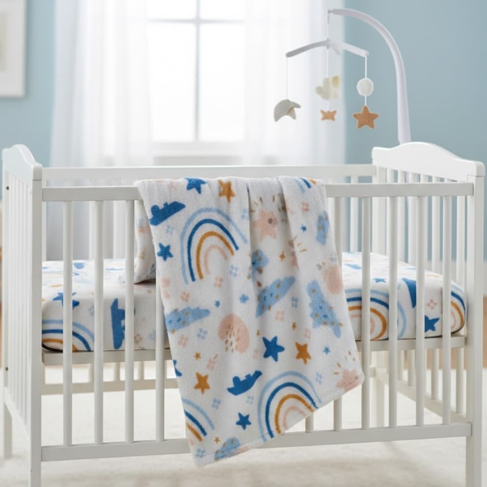 Cobertor Manta Infantil Em Microfibra Para Bebe 1m x 90cm Estampada Mantinha Menino Menina Neutro Pet
