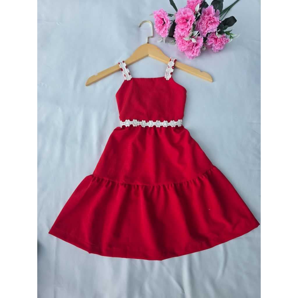MODELO VESTIDOINFANTIL ;FLORESINHA;
