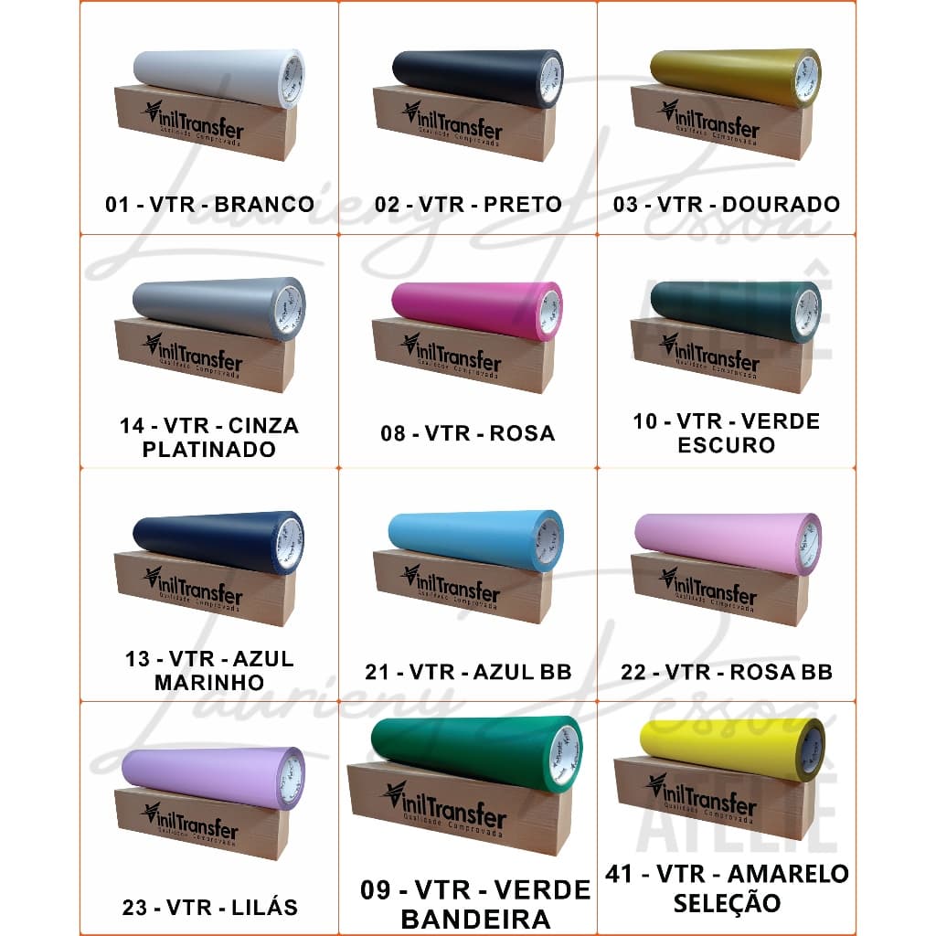 FILME DE RECORTE TERMOCOLANTE  - FOLHA A4 - cores foscas - kit com duas folhas