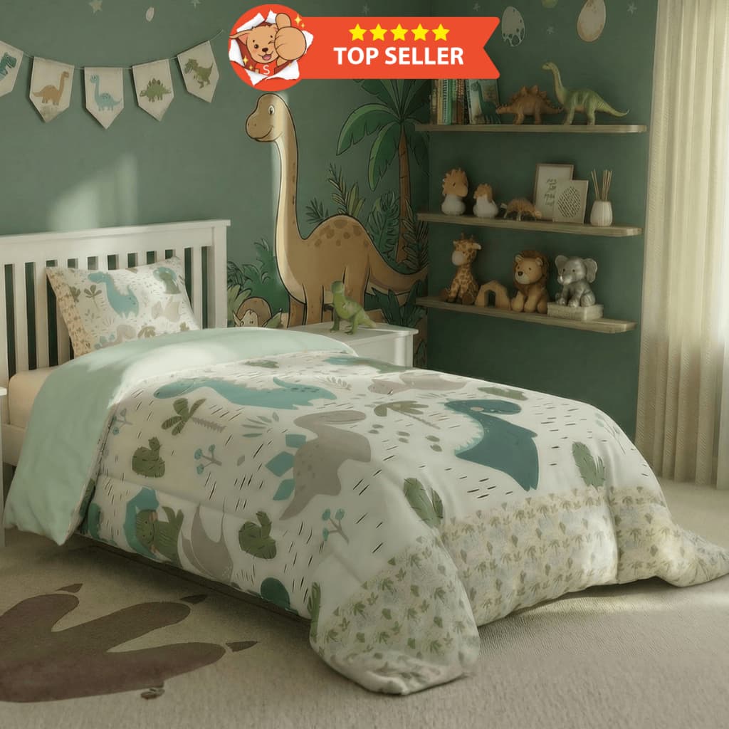 Edredom Solteiro Infantil 400 Fios (EXCLUSIVO) Premium Grosso Quente e Macio para Meninos e Meninas
