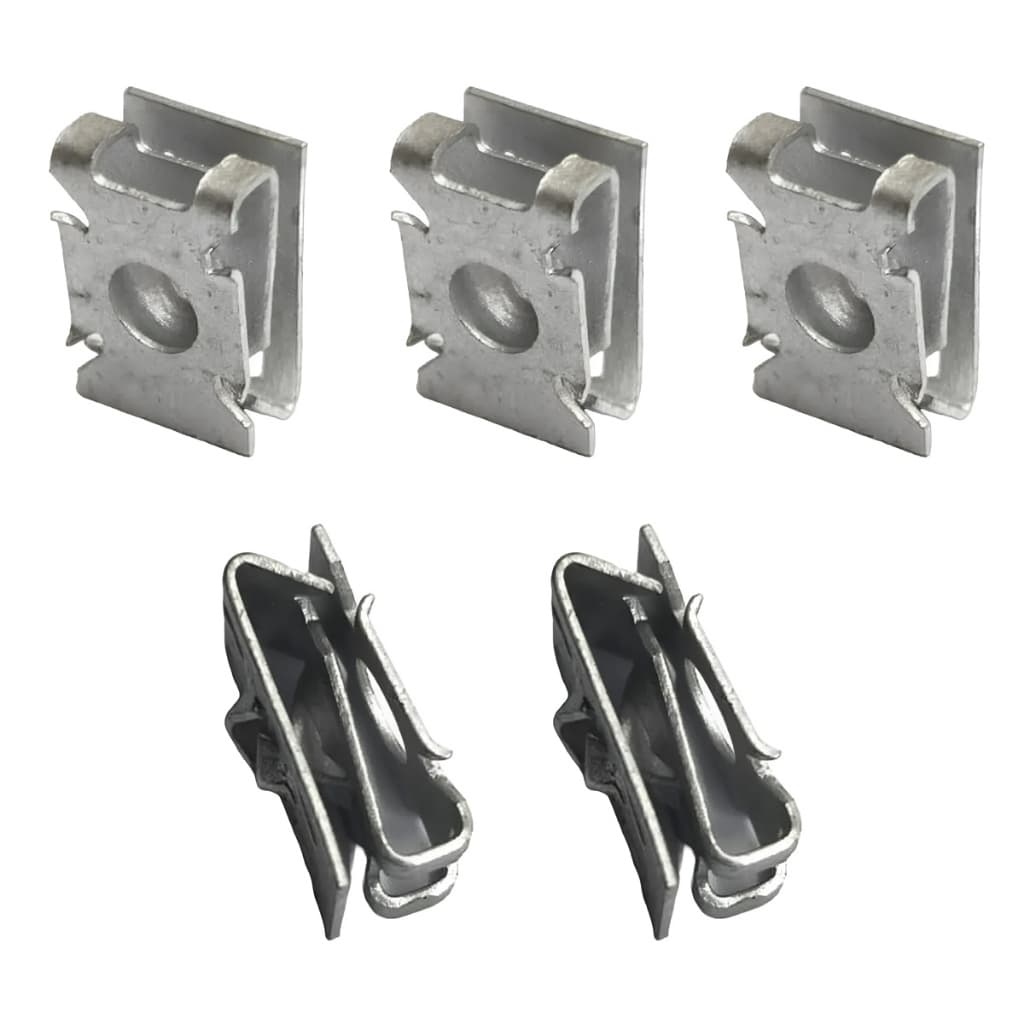 Kit 5 Presilhas 5 x 16,5 x 11 do Para-Choque / Para-Barro Volkswagen Gol Fox Nivus T-Cross N90959101