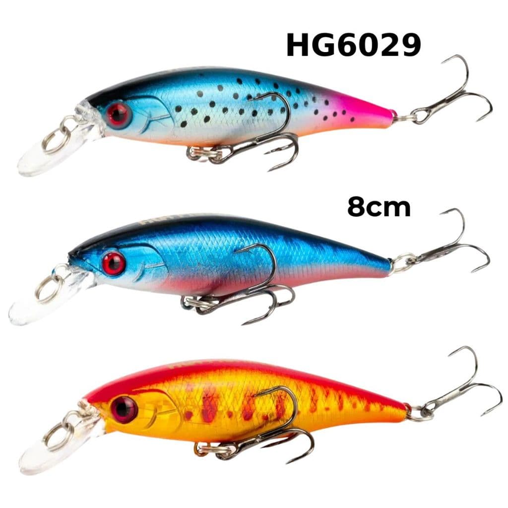 Isca Artificial HG6029 8cm 6,5g Meia Água Sororoca Robalo Tucunaré