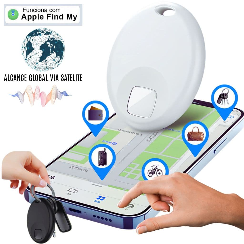Smart Tag Rastreador IOS Bluetooth  Localizador para Carro Chaves Carteira Mochila Smart Tracker Anti