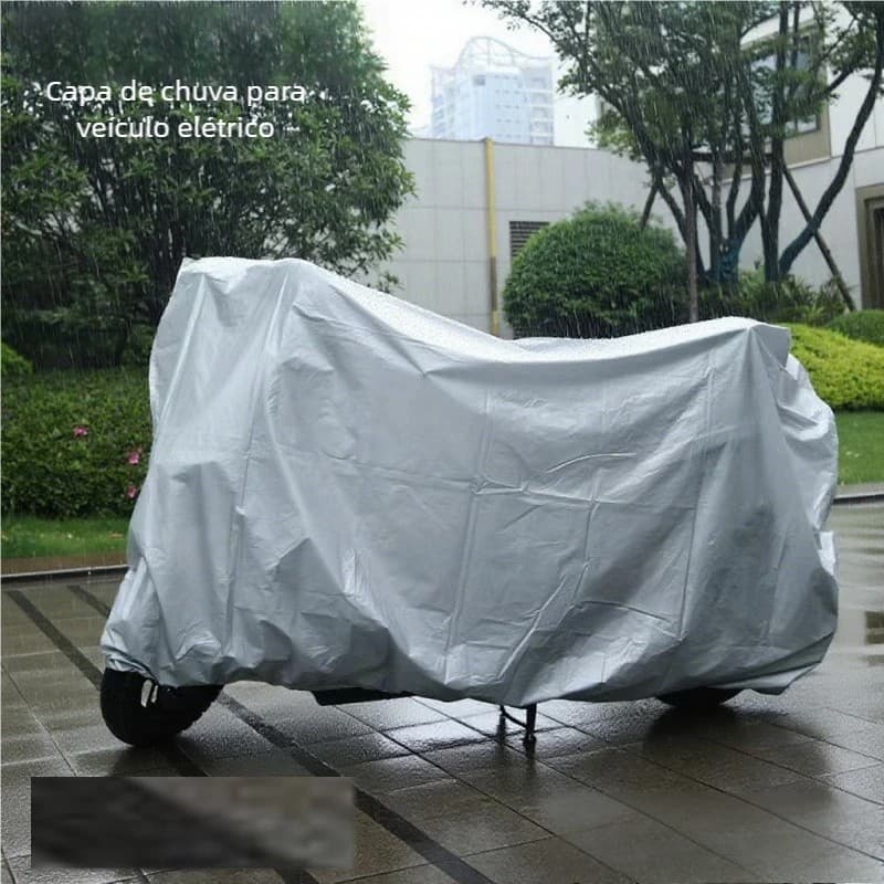 200*120cm Capa de Moto Tm Unico 100% Impermeável - Proteção Eficaz Contra Chuva e Umidade