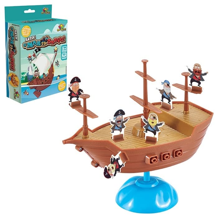 Jogo Navio dos Piratas Equilibristas – O Mar Tá Bravo | Brinquedo Infantil de Equilíbrio