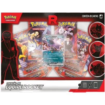 Box Pokémon Coleção Equipe Rocket Nidoking Ex