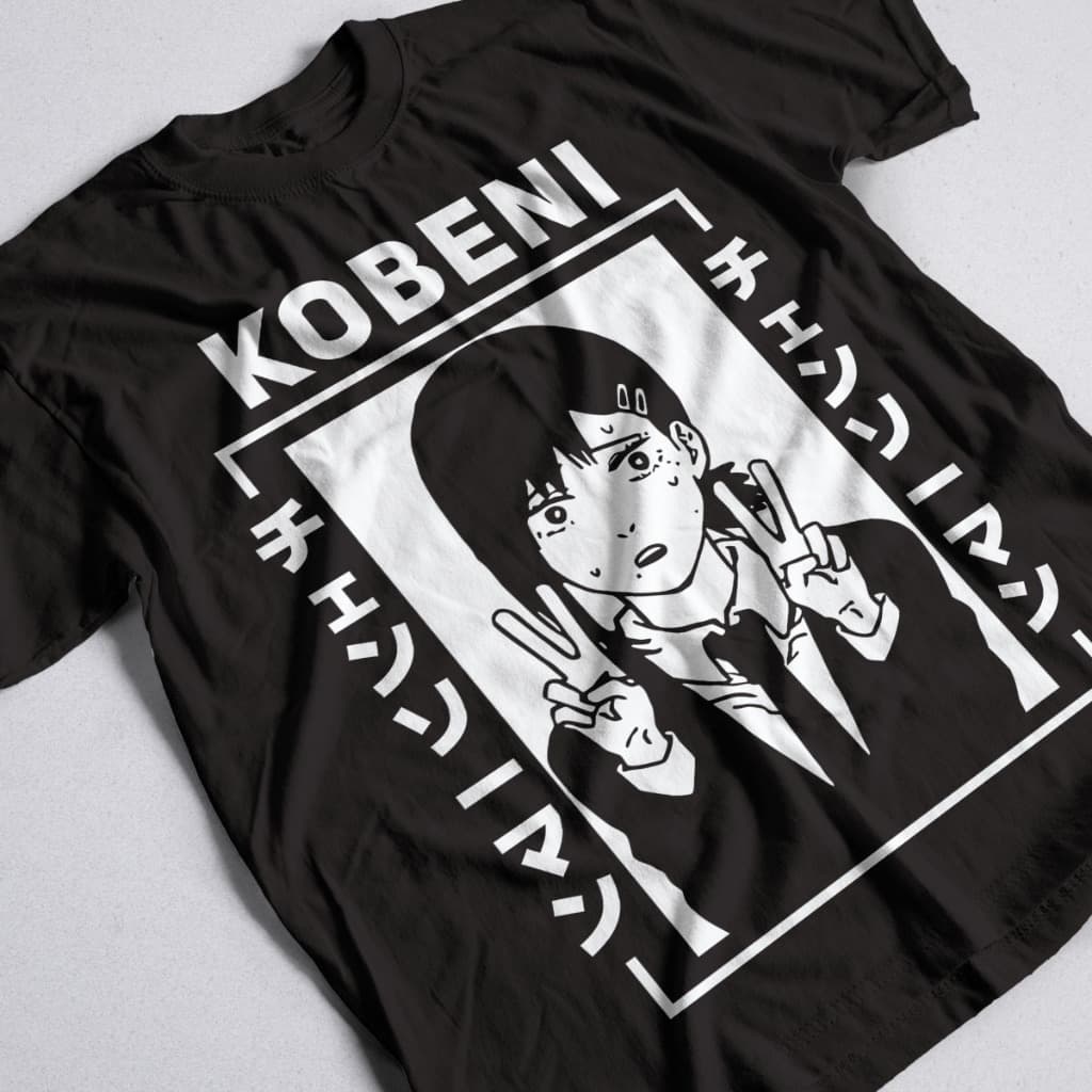 Camisa Chainsaw Man Kobeni Higashiyama Unissex 100% Algodão Camiseta Anime
