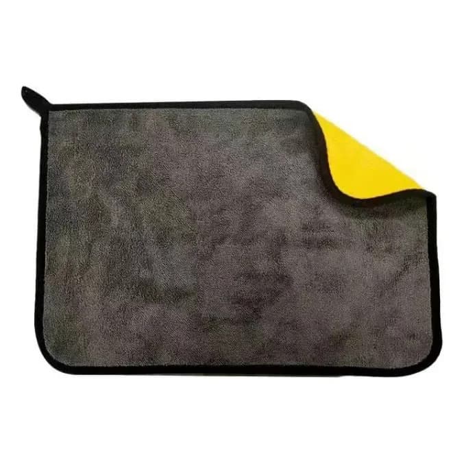 Kit 5 Flanela De Microfibra 500gsm Estética Automotiva 30x30 Amarelo