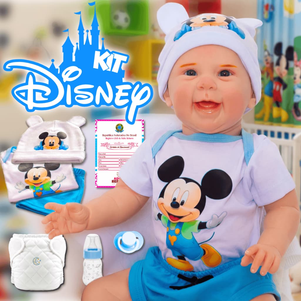 Bebê Reborn Menino Boneco Original Realista de Silicone - Variações