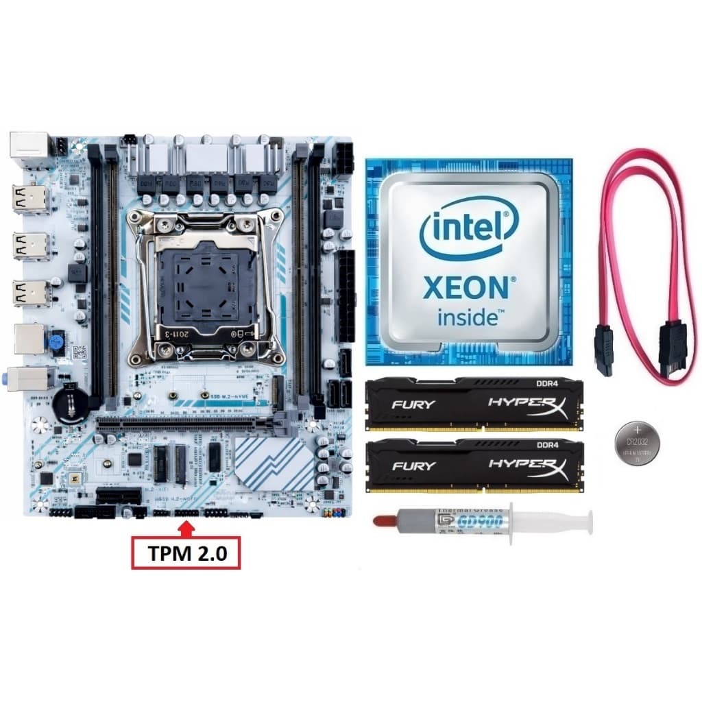 Kit Gamer X99 Xeon E5 2650 v4/ 8GB-16GB DDR4/ Pilha + Pasta