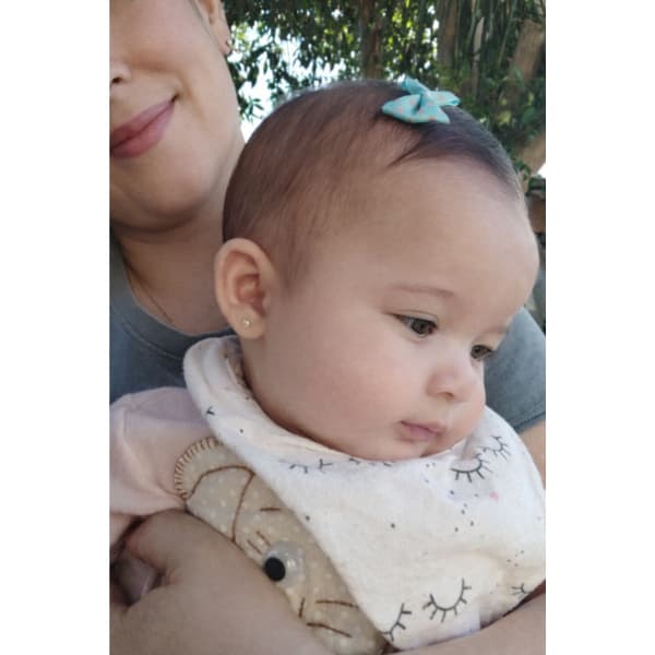 Baby Glue fixador natural para laços de bebê, vegano, suave, removível com água, sem apertar a cabecinha