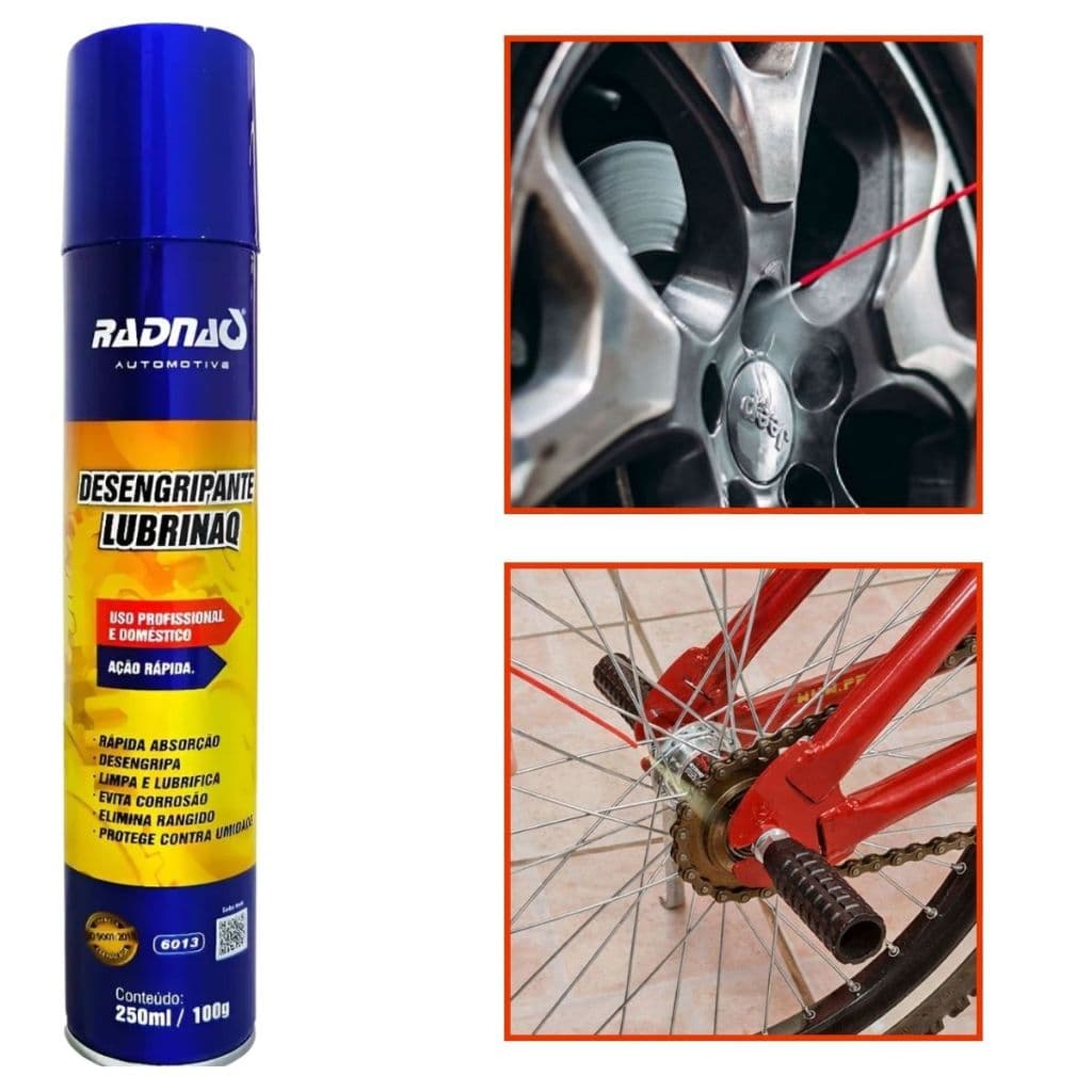 Desengripante Lubrinaq Spray Antiferrugem Lubrificante com Película Protetora
