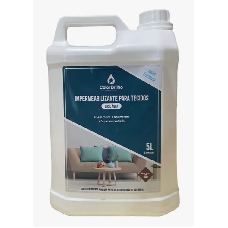 Impermeabilizante Tecidos Não Inflamável 5l Colorbrilho Água