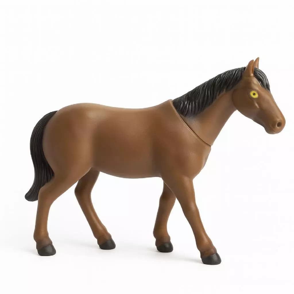 Brinquedo Cavalo em Vinil Sortidos Bee Toys Farm Animals