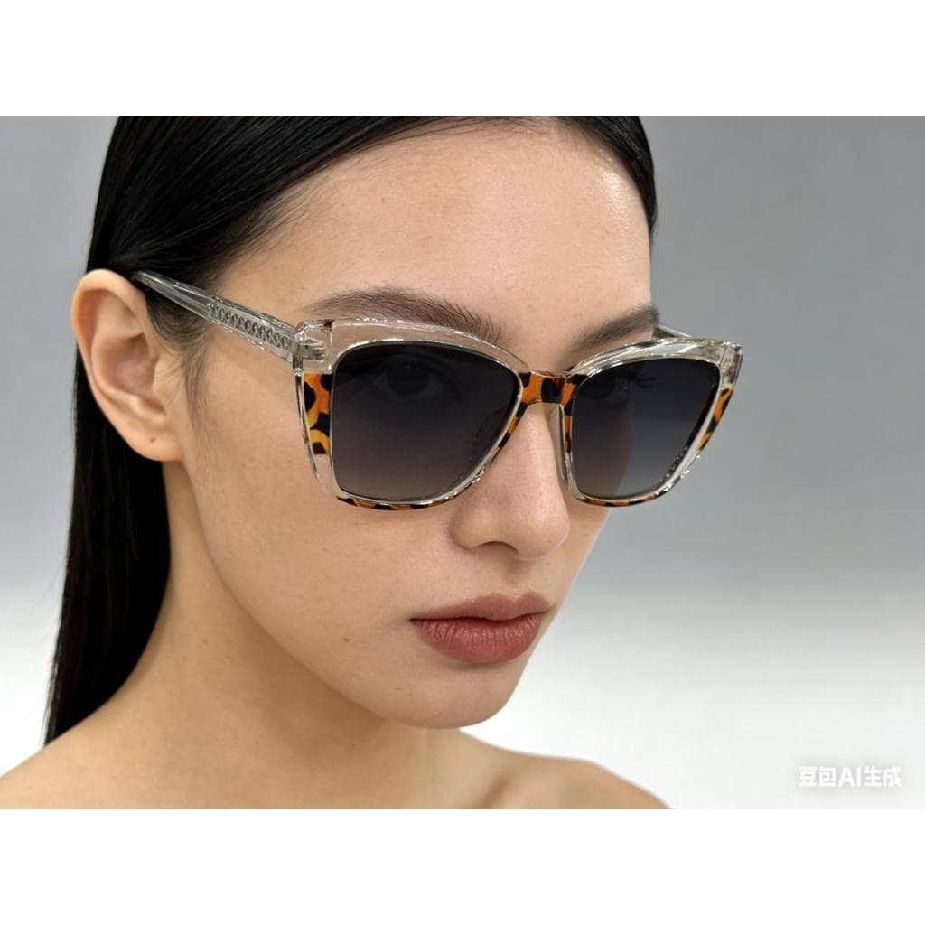 Óculos de Sol Feminino Polarizado Cat Eye Quadrado Fashion UV400 Luxo