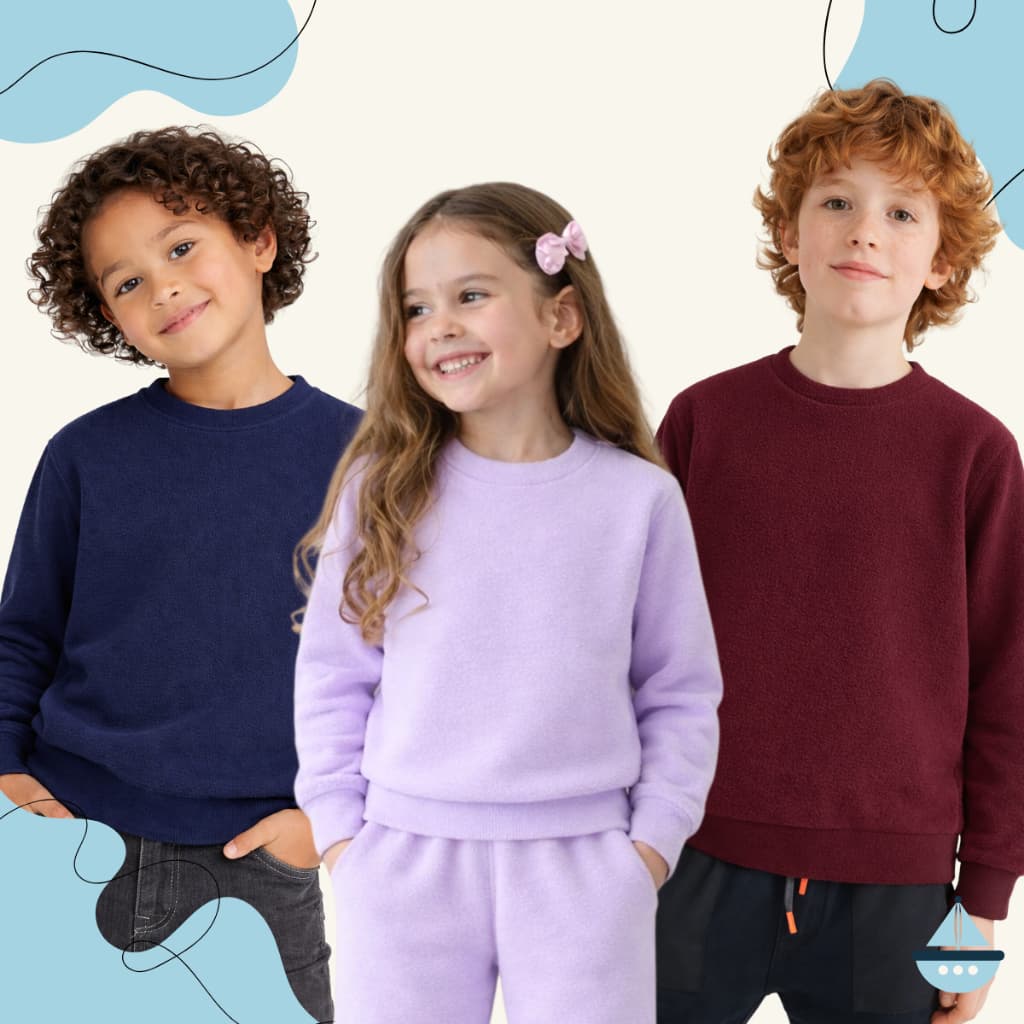 Kit 3 Blusa Infantil Manga Longa Unissex Tecido Anarruga Texturizado Moda Inverno Confortável