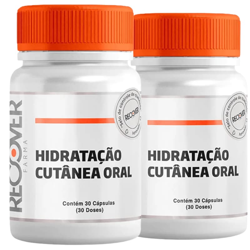 Kit com 2 unidades de Hidratação Cutânea Oral 30 Cápsulas