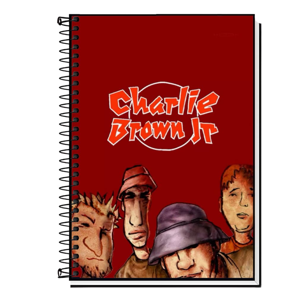 Caderno Escolar Capa Dura - CHARLIE BROWN 1, 10, 15 e 20 Matérias Universitário.