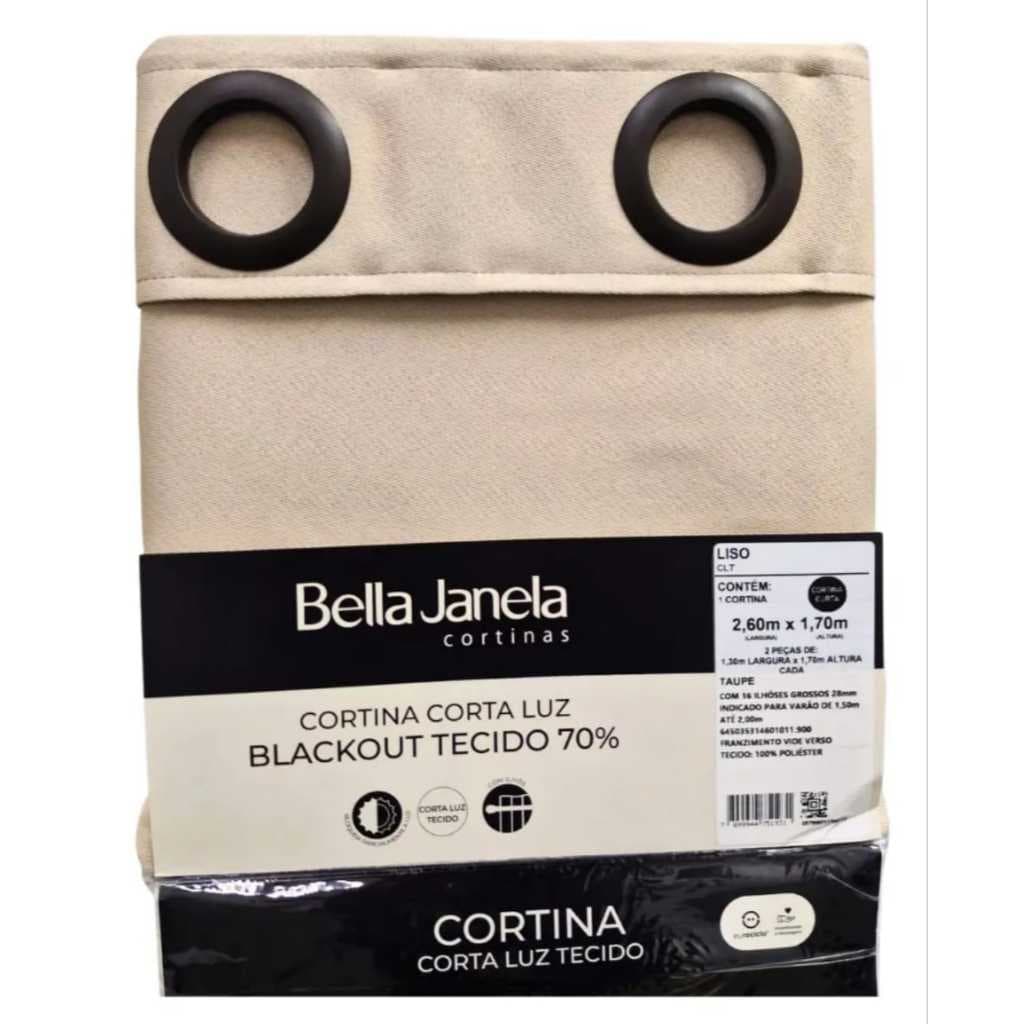 CORTINA CORTA LUZ BLACKOUT 2,60 LARGURA POR 1,70 ALTURA