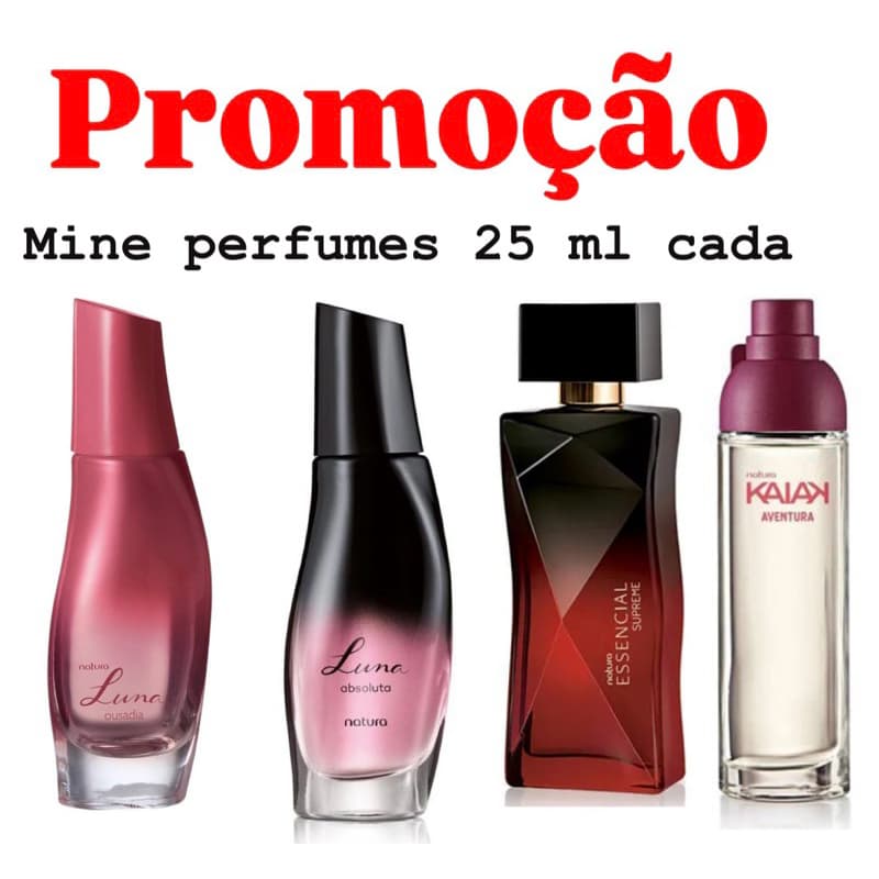 Mine Deo Colônia Feminino/Masculino Natura 25 ml cada-Original e lacrado Variações