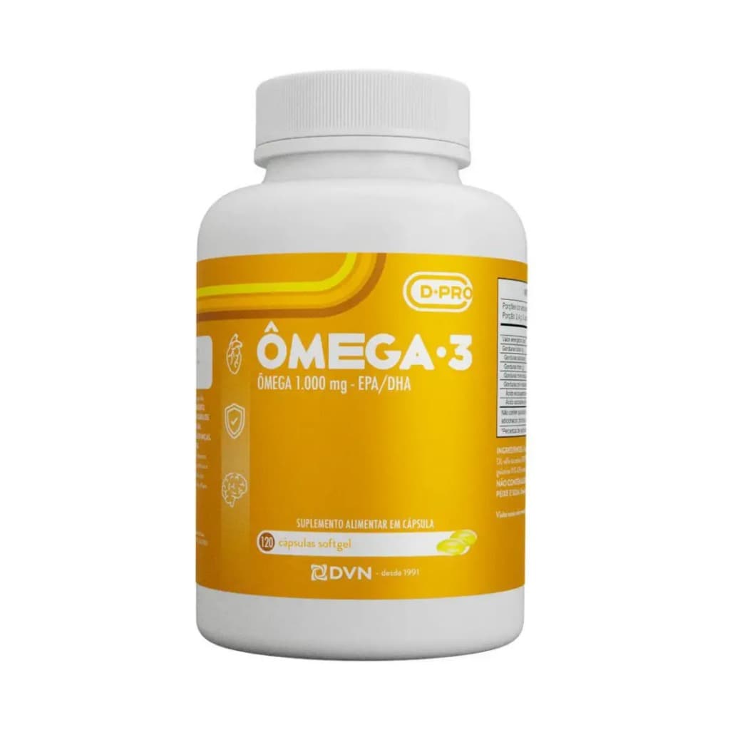 Ômega 3 1000mg Divina D.Pro 120 cápsulas softgel Omega n FDC