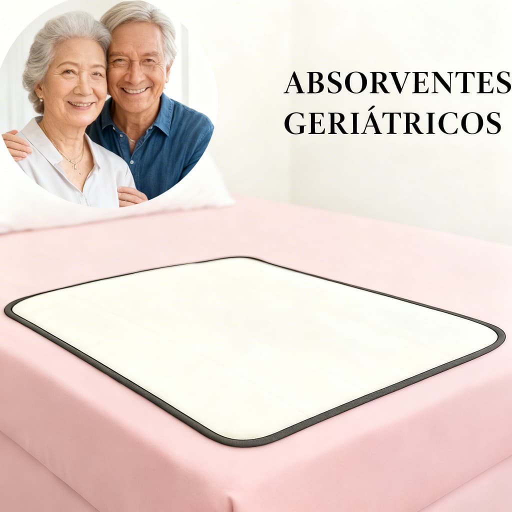 Protetor geriátrico lavavel para colchão, Protetores de Colchão para Idosos, Alta Absorção 1 unidade