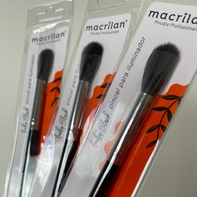 Pincel B910 profissional para iluminador Macrilan – Linha B