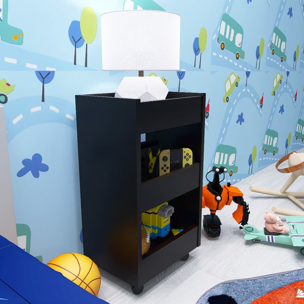Balcão para Cozinha com Duas Portas e Espaço para Micro-ondas