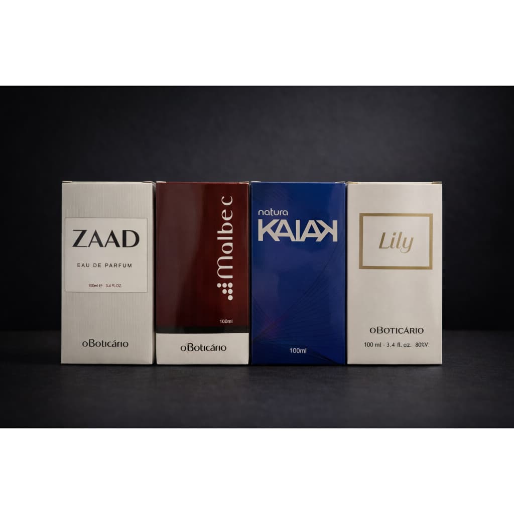 Kit 4 perfumes masculino e feminino 100ml cada