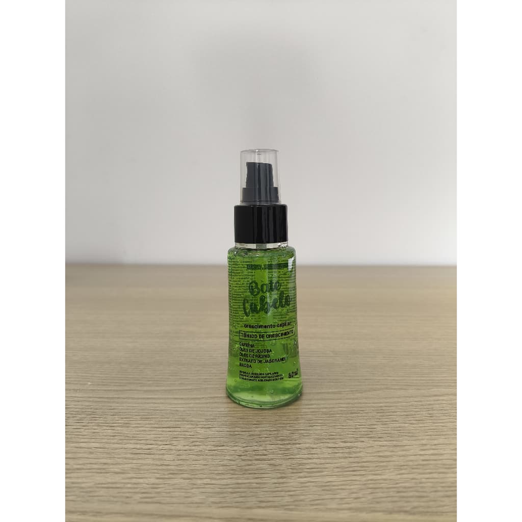 Tônico Tratamento Crescimento Capilar e Antiqueda Bate Cabelo Mana Indelicada Barba e Calvície 60ml