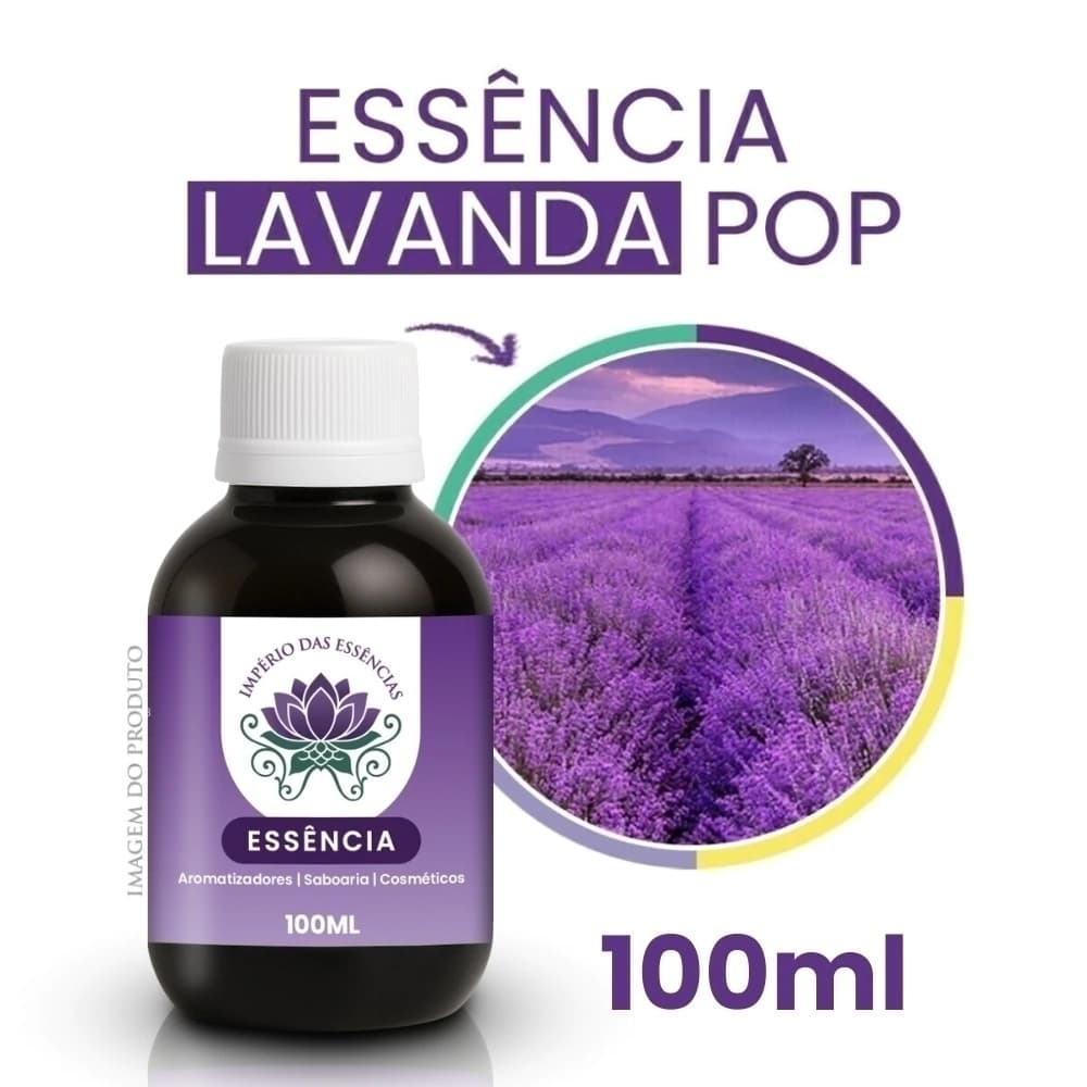 Essência de Lavanda POP Aromatizantes Cosméticos, Aromatizadores, Difusores(100ml)