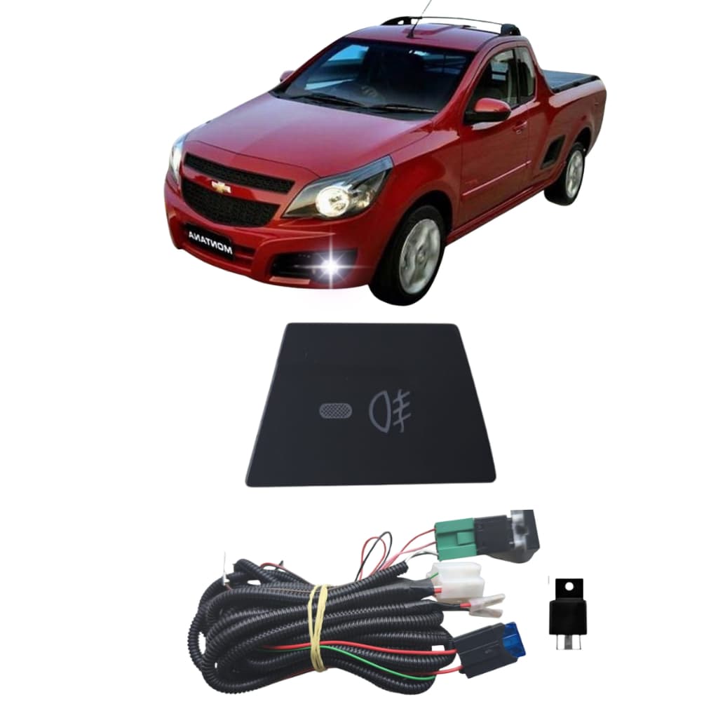 Interruptor Farol De Milha AUXILIAR  Montana 2010 2011 2012 2013 2014 2015 2016 2017 2018 2019 2020 2021 + Chicote