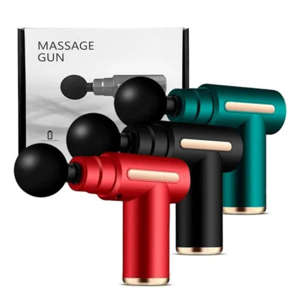 Massageador Pistola Elétrico Com Display Relaxante Muscular