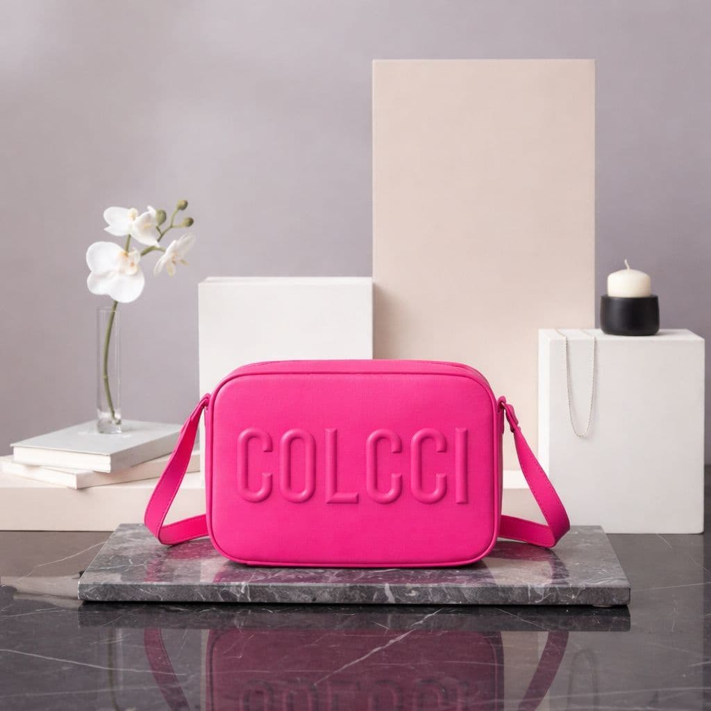 Bolsa colcci com alça ajustavel tiracolo bolsa emborachada