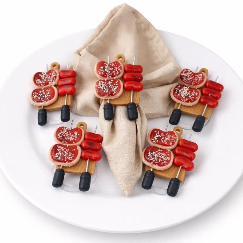 Porta guardanapo  Tábua de Churrasco mod 2 biscuit mesa posta Personalizado