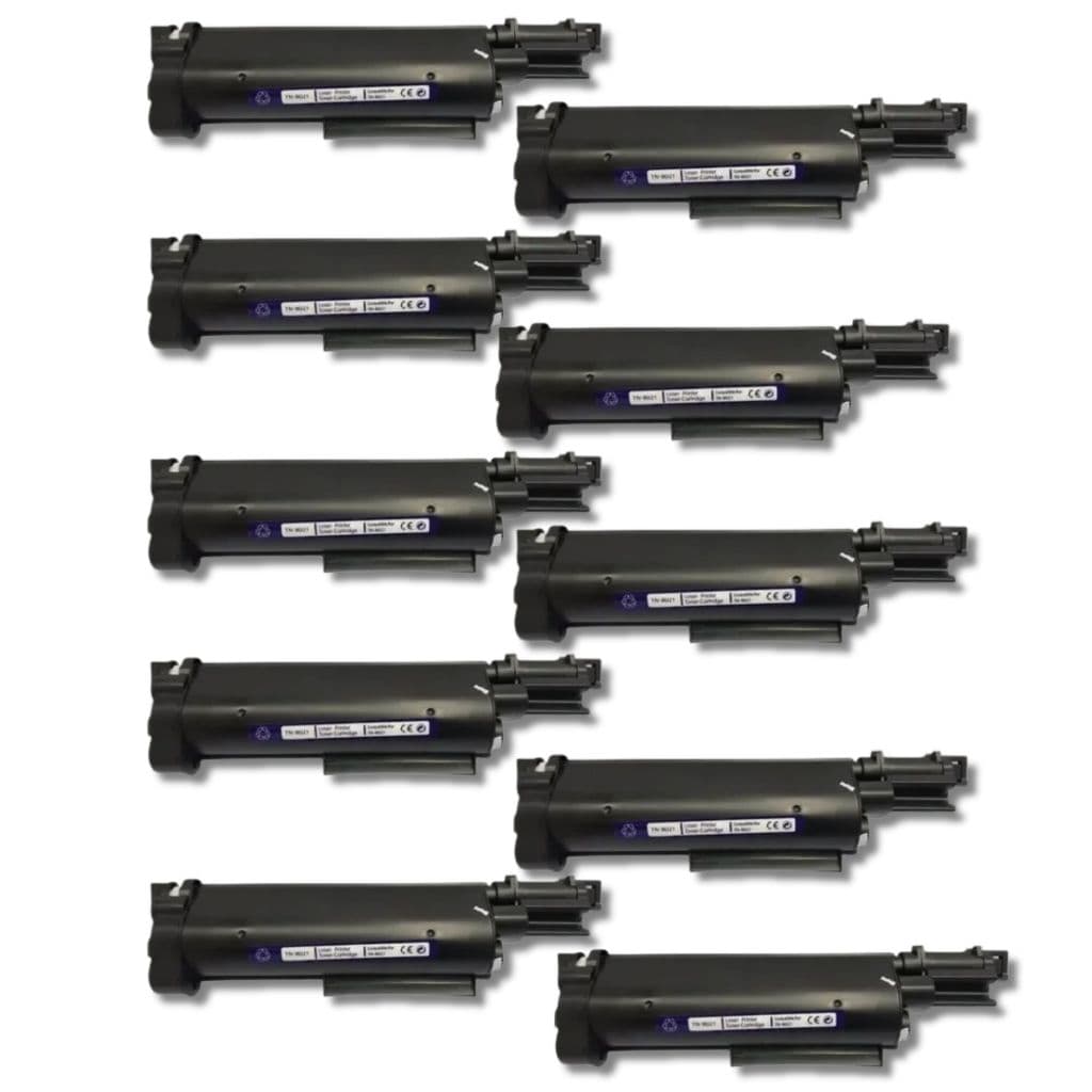 Kit 10 Toner Compatível Brother Tn-b021 B021 Dcp-b7520dw Dcp-b7535dw B7535 Preto Qualidade Profissional