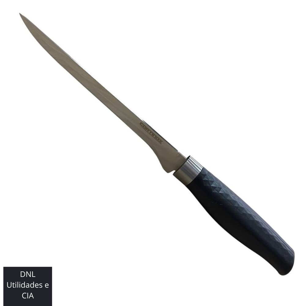 Faca Fatiadora Cortinox Elegance 31 cm Inox Lamina Longa Cortar Carnes Peixes Legumes Profissional