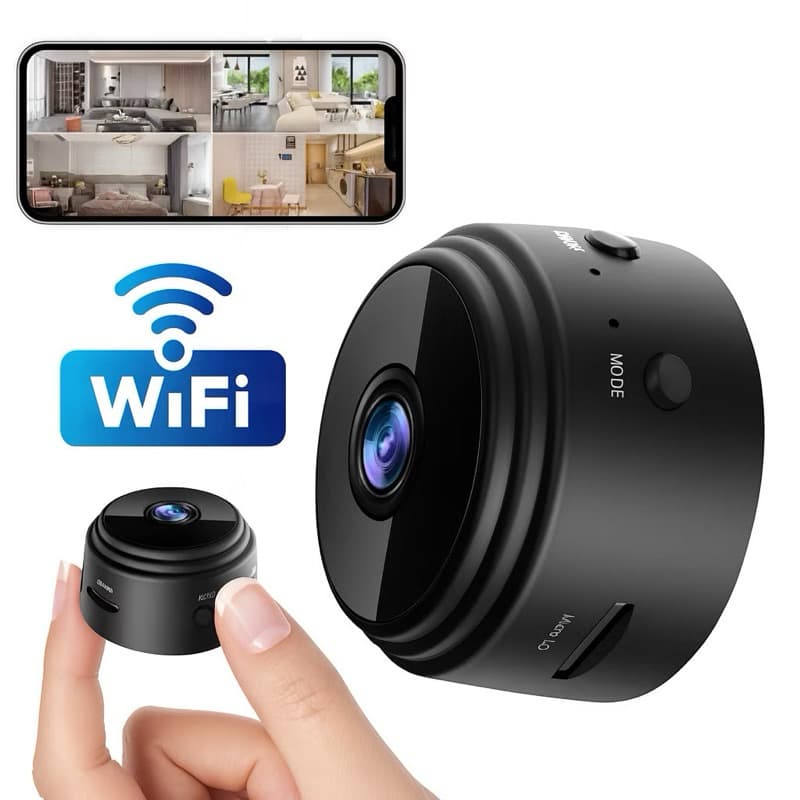 Câmera A9 Mini WiFi HD 1080P Visão Noturna Segurança Vigilância Casa Sem Fio