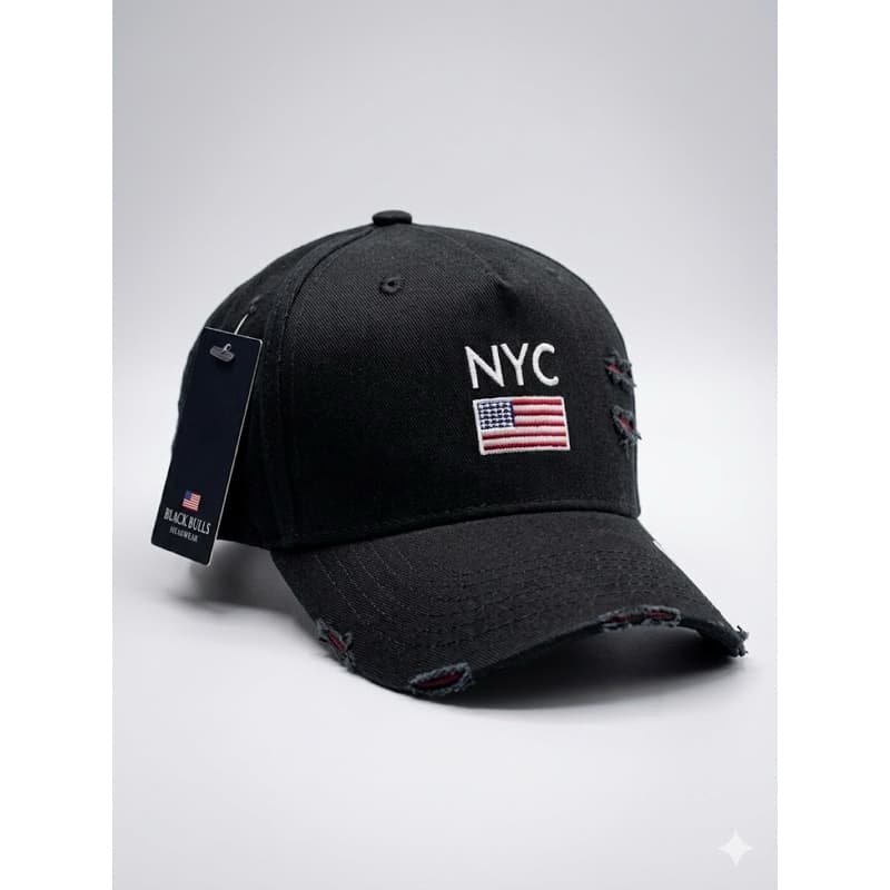 Boné EUA Hype New York Americano Original De Beisebol Hip-hop De Algodão Com Letras Para Masculino E Feminino