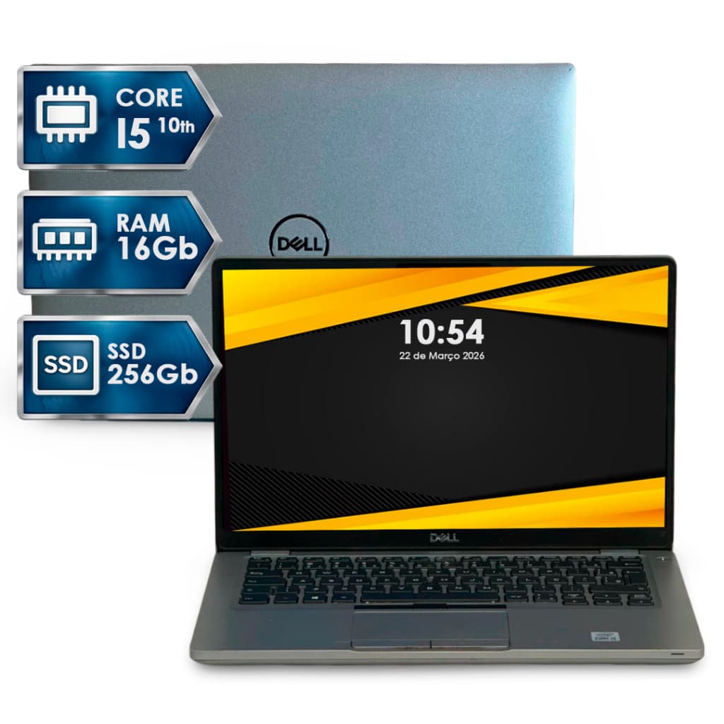 Notebook Dell Latitude 5410 i5 10° Gr. 16GB RAM SSD 256GB | Recondicionado