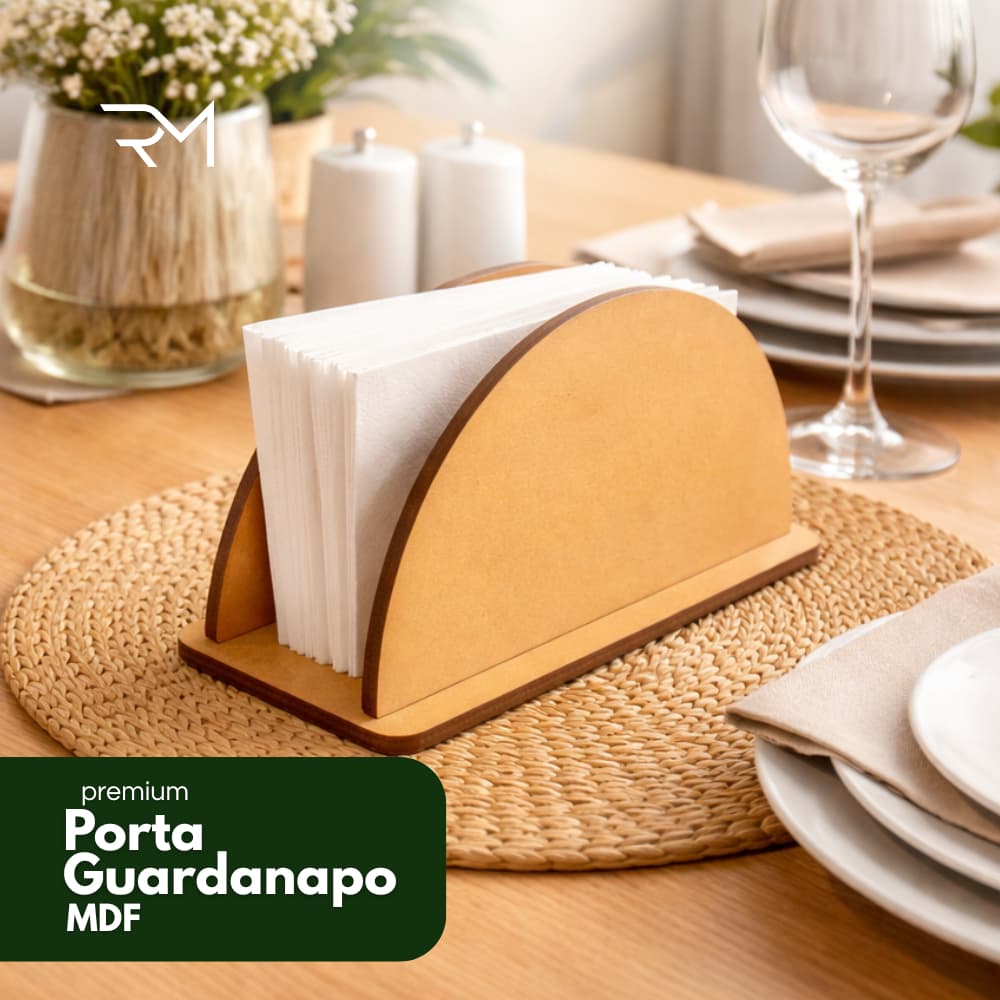 Kit 10,20 E e 30 peças Porta Guardanapo  Mdf Decoração Elegância de Festas Eventos com Mesa Posta Organizador