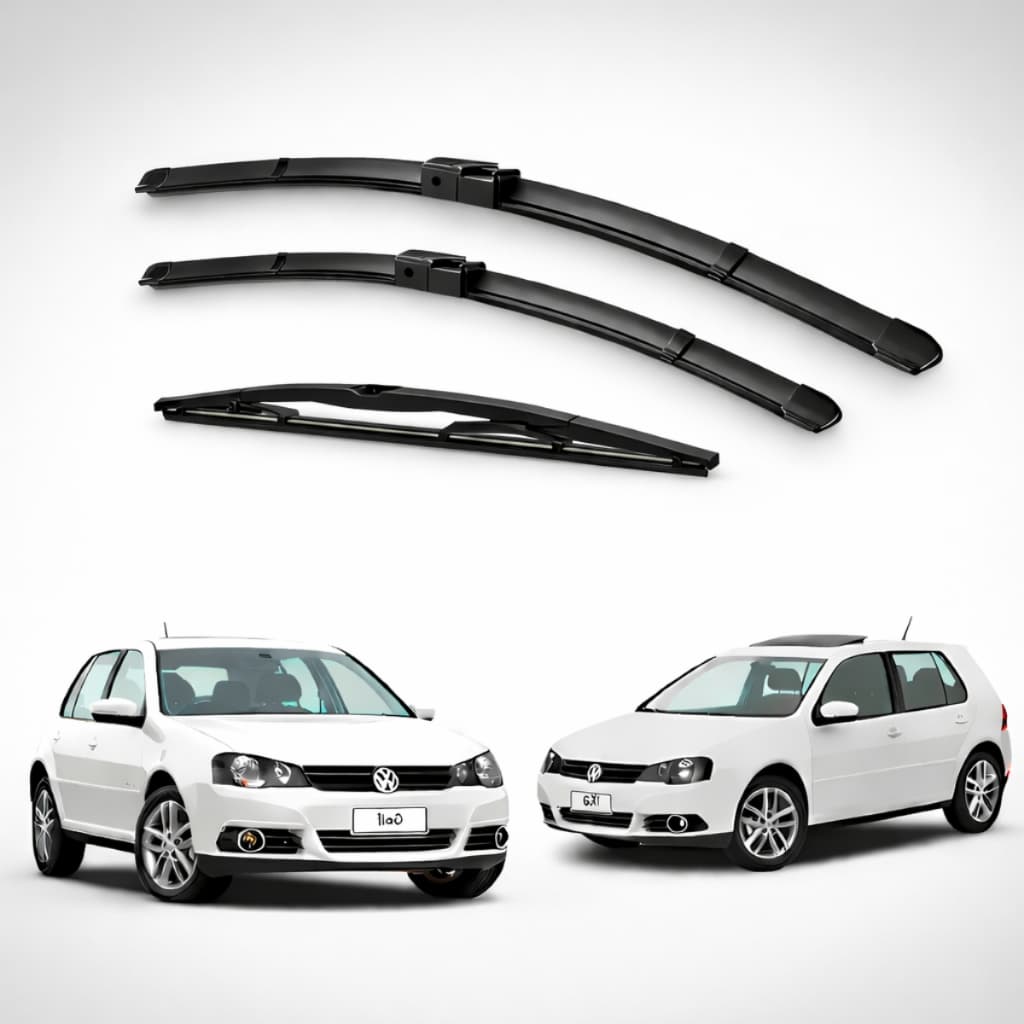 Kit Palheta Limpador Parabrisa Vw Golf Sportline 2008 - 2014