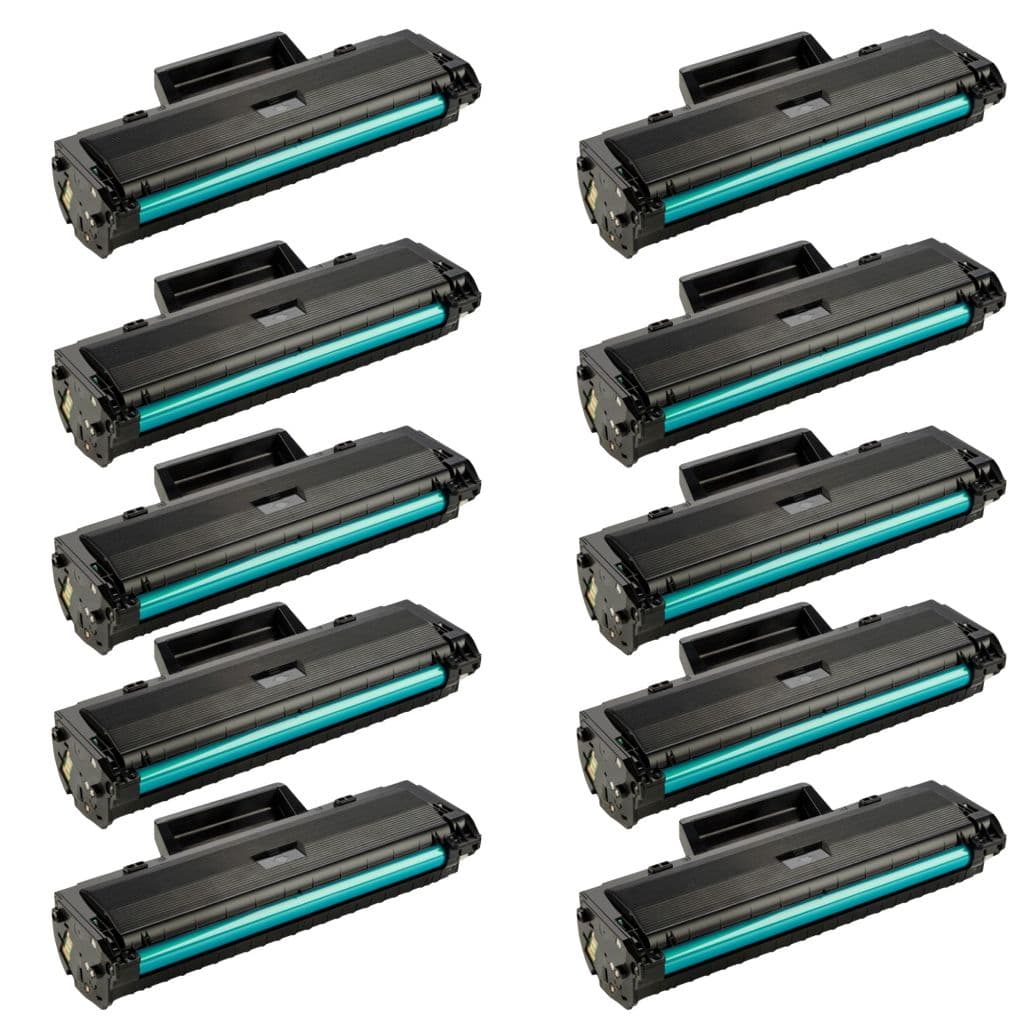Kit 10 Toner Compativel Para Hp Laser 105a W1105a Com Chip 107 135 137 Novo Qualidade Profissional