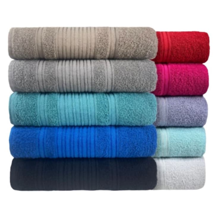 Toalha de Banho Grande e Grossa 75cm x 150cm Rubi  | Toalha de Banho 100% Algodão (Sortida)