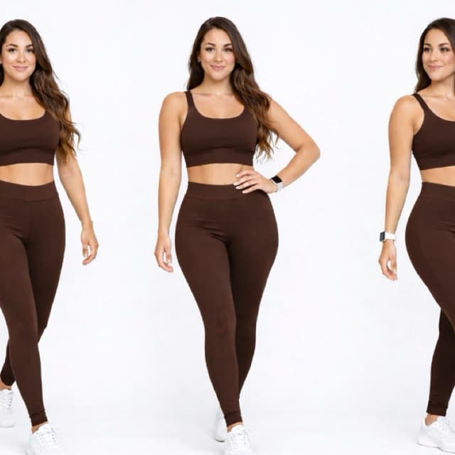 Conjunto Academia Top e LEGGING ALÇA GROSSA Fitness Suplex Elástico Sustentação