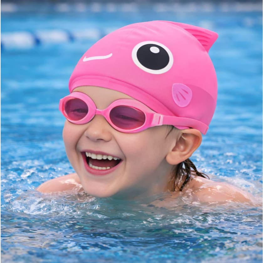 Touca de Natação Infantil Silicone Kids Peixinho [Rosa]Palavras-Chave Mais Pesquisadas:  Touca De Natação Infantil Touca